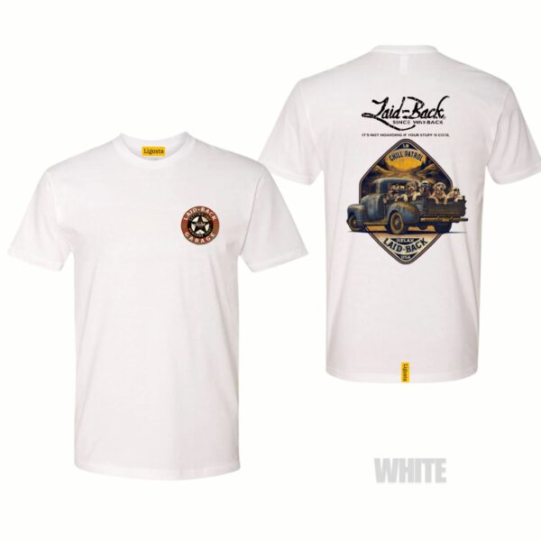 Ligosta Vintage, Laid-Back T-Shirt, Unisex T-Shirt Featuring Chill Patrol Truck Graphic, Perfect For Retro Truck Fans 24 - Image 3