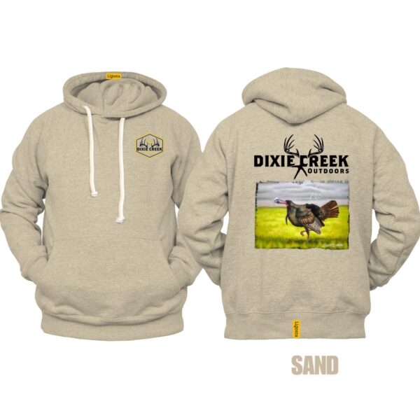 Ligosta Dixie Creek, Outdoor Wildlife Collection Hoodie, Unisex Hoodie Featuring Wild Turkey Design, Perfect For Turkey Hunting Fans 007 - Image 6
