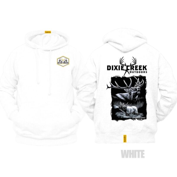Ligosta Dixie Creek, Wildlife Collection Hoodie, Unisex Hoodie Featuring Elk Design, Perfect For Outdoor Enthusiasts 013 - Image 3