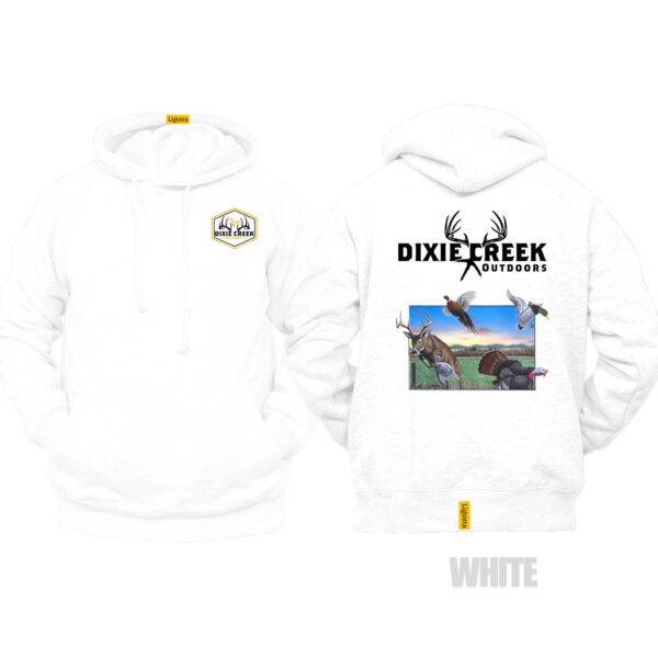 Ligosta Dixie Creek, Outdoor Wildlife Collection Hoodie, Unisex Hoodie Featuring Multi-Species Design, Hunting And Wildlife Fans 011 - Image 3