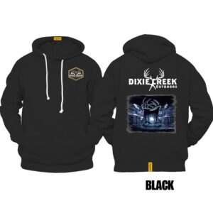 Ligosta Dixie Creek, Outdoor Wildlife Collection Hoodie, Unisex Hoodie Featuring Ghostly Deer Design, Perfect For Nocturnal Hunting Fans6
