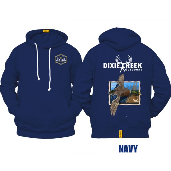 Ligosta Dixie Creek, Outdoor Wildlife Collection Hoodie, Unisex Hoodie Featuring Mallard Duck Design, Perfect For Nature Enthusiasts 001 - Image 2