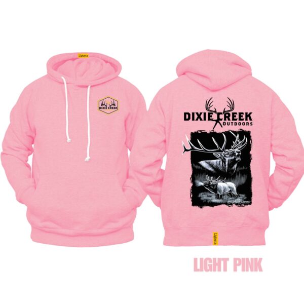 Ligosta Dixie Creek, Wildlife Collection Hoodie, Unisex Hoodie Featuring Elk Design, Perfect For Outdoor Enthusiasts 013 - Image 4