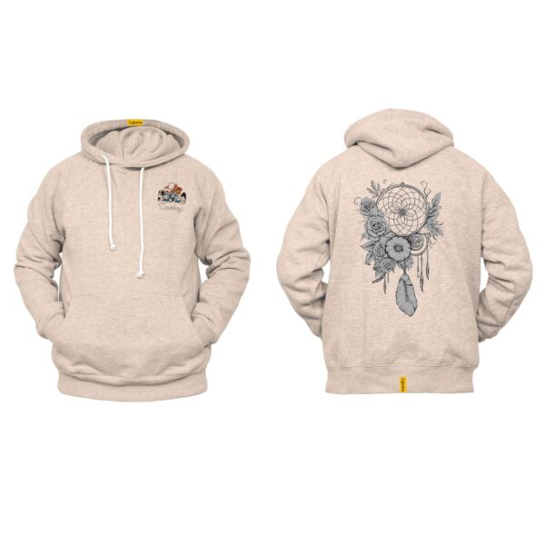 Ligosta Cowboy, Blooming Dream Collection Hoodie, Unisex Hoodie With Floral Dreamcatcher Design, Perfect For Boho Lovers 033 - Image 5