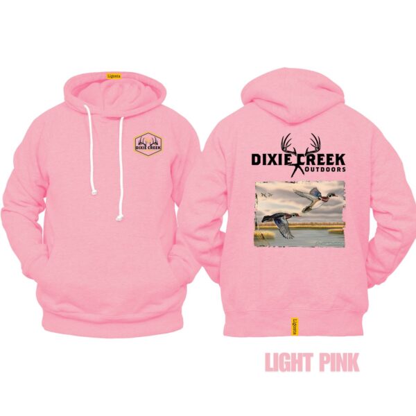 Ligosta Dixie Creek, Wildlife Collection Hoodie, Unisex Hoodie Featuring Flying Wood Ducks, Perfect For Waterfowl Hunters 026 - Image 4