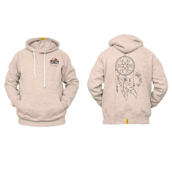 Ligosta Cowboy, Butterfly Dream Collection Hoodie, Unisex Hoodie With Elegant Dreamcatcher And Butterfly Design, Perfect For Boho Lovers 25 - Image 5