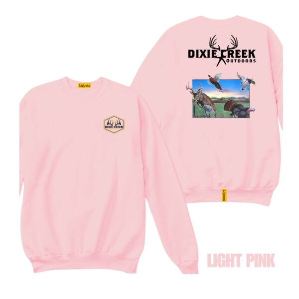 Ligosta Dixie Creek, Outdoor Wildlife Collection Sweatshirt, Unisex Sweatshirt Featuring Multi-Species Design, Hunting And Wildlife Fans 11 - Image 4