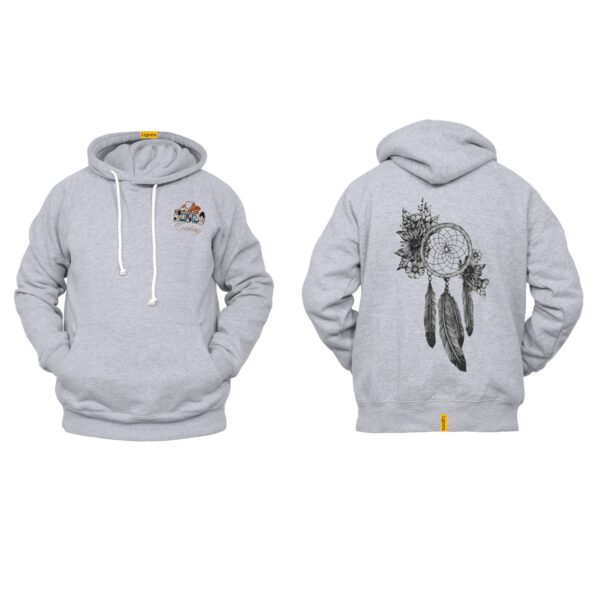 Ligosta Cowboy, Floral Harmony Collection Hoodie, Unisex Hoodie With Floral Dreamcatcher Design, Perfect For Boho Lovers 030 - Image 2