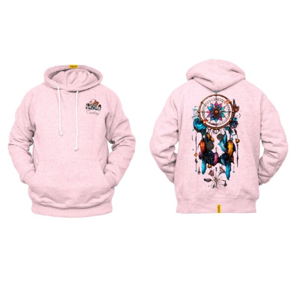 Ligosta Cowboy, Western Spirit Collection Hoodie, Unisex Hoodie with Colorful Dreamcatcher Art, Perfect for a Stylish Western Look 048 - Image 4