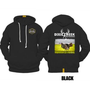 Ligosta Dixie Creek, Outdoor Wildlife Collection Hoodie, Unisex Hoodie Featuring Wild Turkey Design, Perfect For Turkey Hunting Fans 007