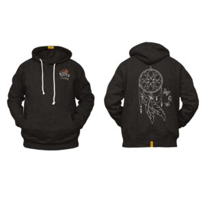 Ligosta Cowboy, Butterfly Dream Collection Hoodie, Unisex Hoodie With Elegant Dreamcatcher And Butterfly Design, Perfect For Boho Lovers 25