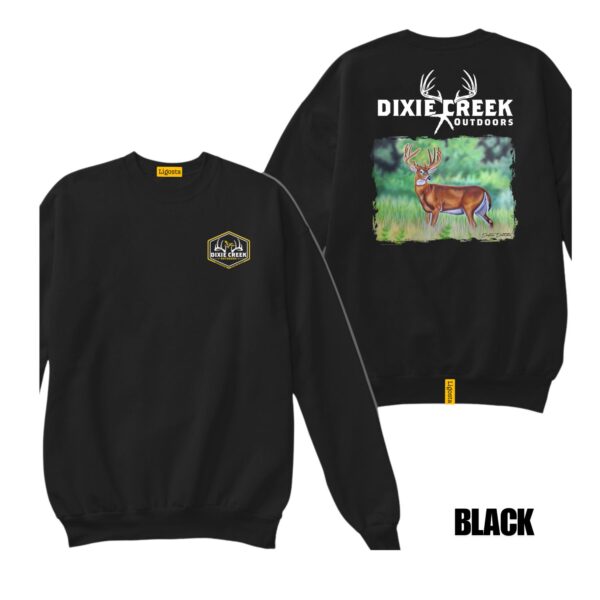 Ligosta Dixie Creek, Outdoor Wildlife Collection Sweatshirt, Unisex Sweatshirt Featuring Whitetail Deer Design, Deer Hunting Enthusiasts 10
