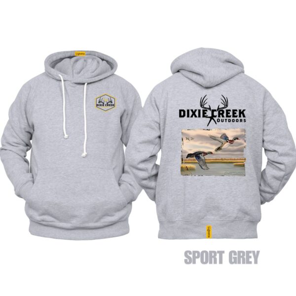 Ligosta Dixie Creek, Wildlife Collection Hoodie, Unisex Hoodie Featuring Flying Wood Ducks, Perfect For Waterfowl Hunters 026 - Image 5