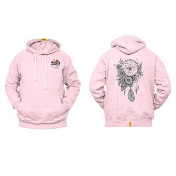 Ligosta Cowboy, Blooming Dream Collection Hoodie, Unisex Hoodie With Floral Dreamcatcher Design, Perfect For Boho Lovers 033 - Image 4