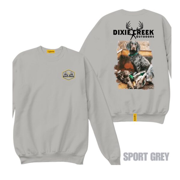 Ligosta Dixie Creek, Wildlife Collection Sweatshirt, Unisex Sweatshirt Featuring Hunting Dog Design, Perfect For Outdoor Fans 019 - Image 5