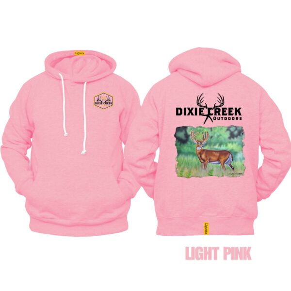 Ligosta Dixie Creek, Outdoor Wildlife Collection Hoodie, Unisex Hoodie Featuring Whitetail Deer Design, Deer Hunting Enthusiasts 010 - Image 4