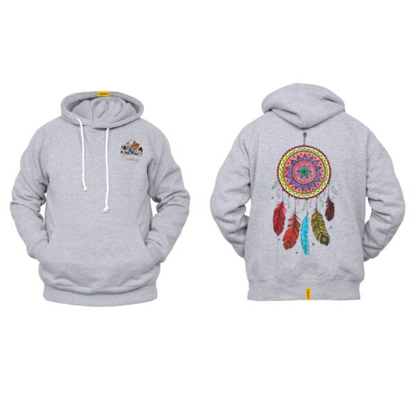 Ligosta Cowboy, Tribal Star Dreamcatcher Collection Hoodie, Unisex Hoodie With Colorful Dreamcatcher Design, Perfect For Boho Lovers 016 - Image 2