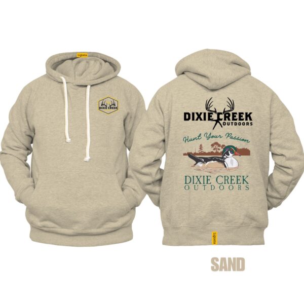 Ligosta Dixie Creek, Outdoor Wildlife Collection Hoodie, Unisex Hoodie Featuring Wood Duck Scene Design, Perfect For Waterfowl Hunters 005 - Image 6