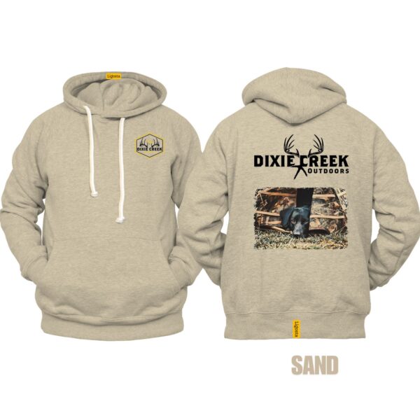 Ligosta Dixie Creek, Wildlife Collection Hoodie, Unisex Hoodie Featuring Hunting Dog Design, Perfect For Dog Lovers 016 - Image 6