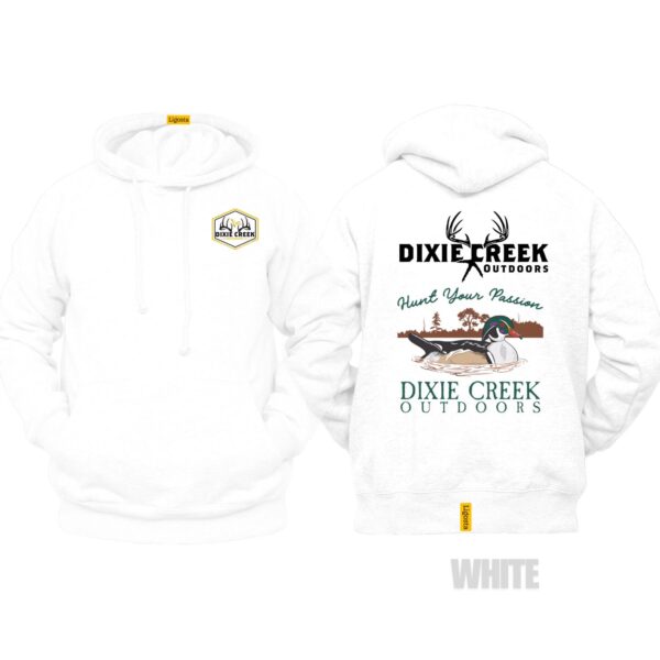 Ligosta Dixie Creek, Outdoor Wildlife Collection Hoodie, Unisex Hoodie Featuring Wood Duck Scene Design, Perfect For Waterfowl Hunters 005 - Image 3