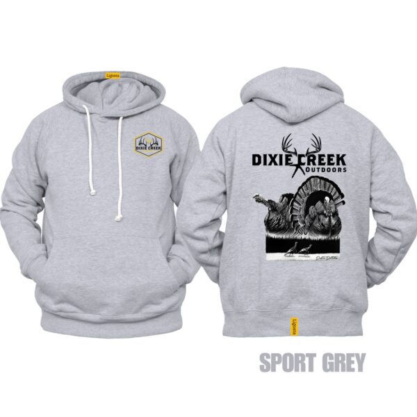 Ligosta Dixie Creek, Wildlife Collection Hoodie, Unisex Hoodie Featuring Strutting Turkey Design, Perfect For Turkey Hunters 025 - Image 5
