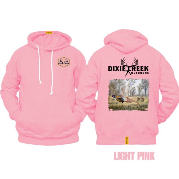 Ligosta Dixie Creek, Wildlife Collection Hoodie, Unisex Hoodie Featuring Flying Pheasant Design, Perfect For Upland Hunters 024 - Image 4