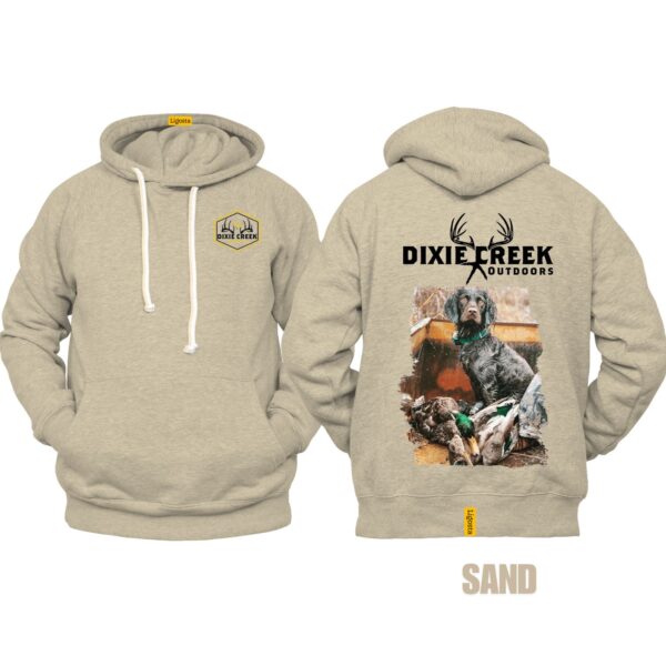 Ligosta Dixie Creek, Wildlife Collection Hoodie, Unisex Hoodie Featuring Hunting Dog Design, Perfect For Outdoor Fans 019 - Image 6
