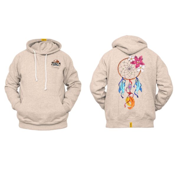 Ligosta Cowboy, Blossom Dreamcatcher Collection Hoodie, Unisex Hoodie With Vibrant Floral Dreamcatcher Design, Perfect For Boho Lovers 015 - Image 5