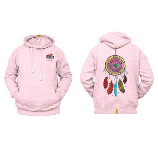 Ligosta Cowboy, Tribal Star Dreamcatcher Collection Hoodie, Unisex Hoodie With Colorful Dreamcatcher Design, Perfect For Boho Lovers 016 - Image 4