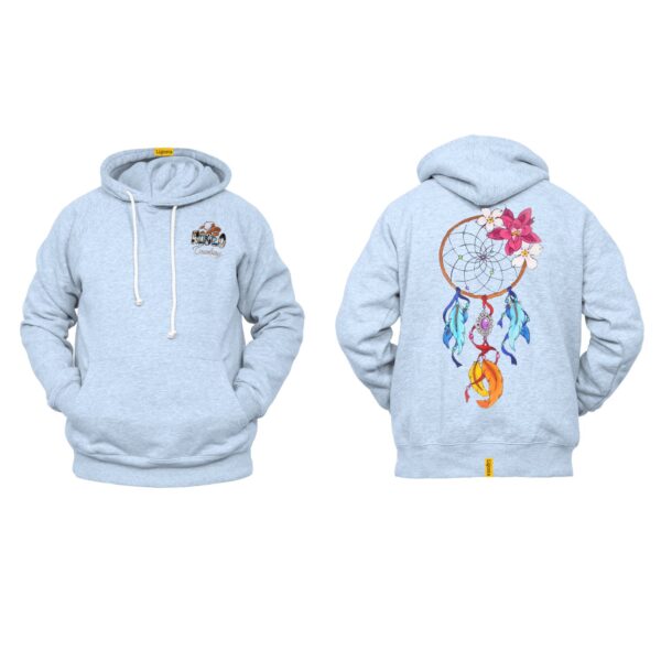 Ligosta Cowboy, Blossom Dreamcatcher Collection Hoodie, Unisex Hoodie With Vibrant Floral Dreamcatcher Design, Perfect For Boho Lovers 015 - Image 6