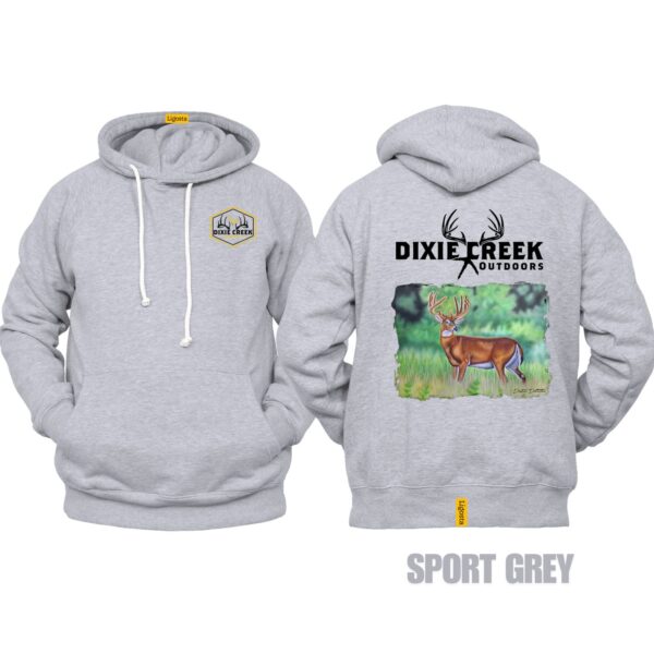 Ligosta Dixie Creek, Outdoor Wildlife Collection Hoodie, Unisex Hoodie Featuring Whitetail Deer Design, Deer Hunting Enthusiasts 010 - Image 5