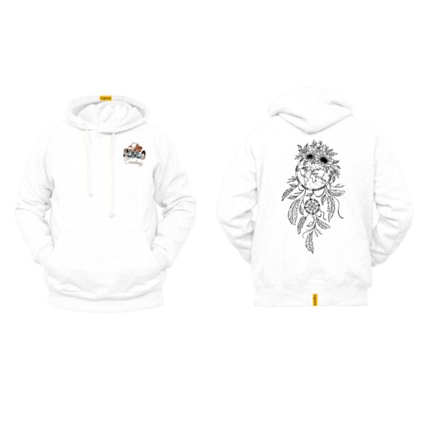 Ligosta Cowboy, Earthbound Dream Collection Hoodie, Unisex Hoodie With Earthy Dreamcatcher Design, Perfect For Nature Lovers 023 - Image 3