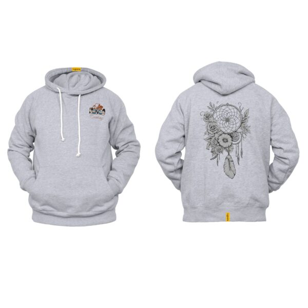 Ligosta Cowboy, Blooming Dream Collection Hoodie, Unisex Hoodie With Floral Dreamcatcher Design, Perfect For Boho Lovers 033 - Image 2
