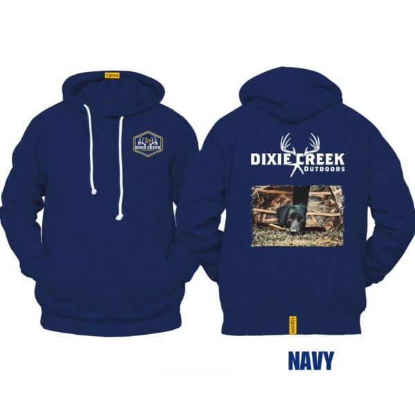 Ligosta Dixie Creek, Wildlife Collection Hoodie, Unisex Hoodie Featuring Hunting Dog Design, Perfect For Dog Lovers 016 - Image 2
