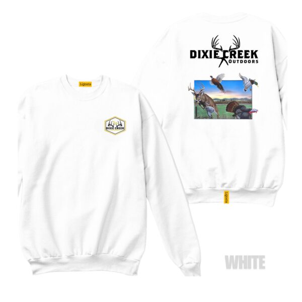 Ligosta Dixie Creek, Outdoor Wildlife Collection Sweatshirt, Unisex Sweatshirt Featuring Multi-Species Design, Hunting And Wildlife Fans 11 - Image 3