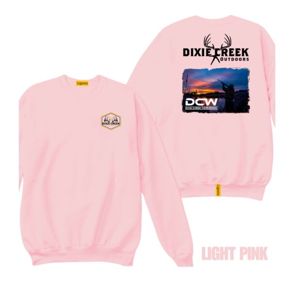 Ligosta Dixie Creek, Wildlife Collection Sweatshirt, Unisex Sweatshirt Featuring Waterfowl Sunset Scene, Perfect For Hunters 021 - Image 4