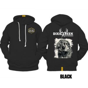 Ligosta Dixie Creek, Wildlife Collection Hoodie, Unisex Hoodie Featuring Spaniel Design, Perfect For Dog Lovers 018