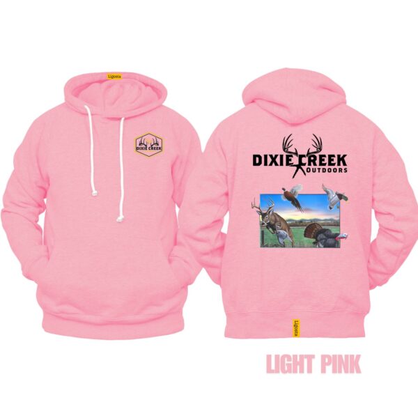 Ligosta Dixie Creek, Outdoor Wildlife Collection Hoodie, Unisex Hoodie Featuring Multi-Species Design, Hunting And Wildlife Fans 011 - Image 4