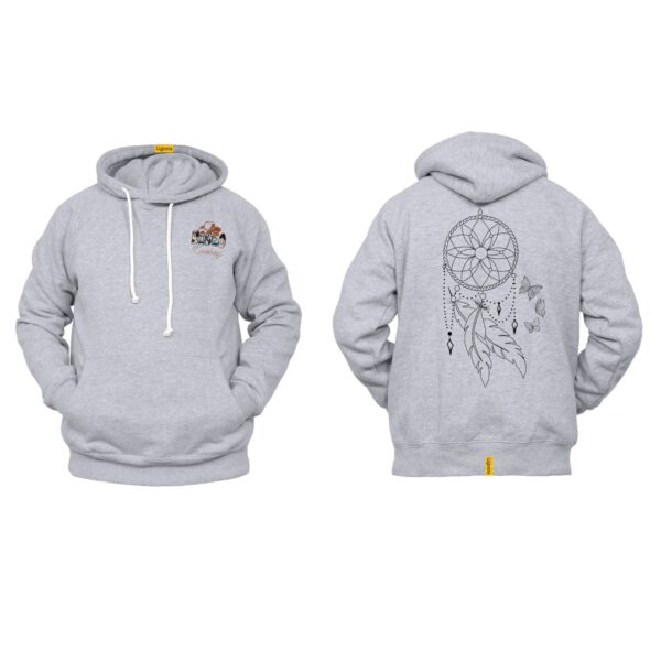 Ligosta Cowboy, Butterfly Dream Collection Hoodie, Unisex Hoodie With Elegant Dreamcatcher And Butterfly Design, Perfect For Boho Lovers 25 - Image 2