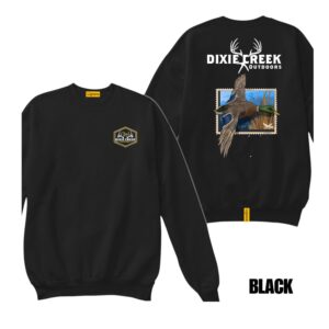 Ligosta Dixie Creek, Outdoor Wildlife Collection Sweatshirt, Unisex Sweatshirt Featuring Mallard Duck Design, Nature Enthusiasts 001