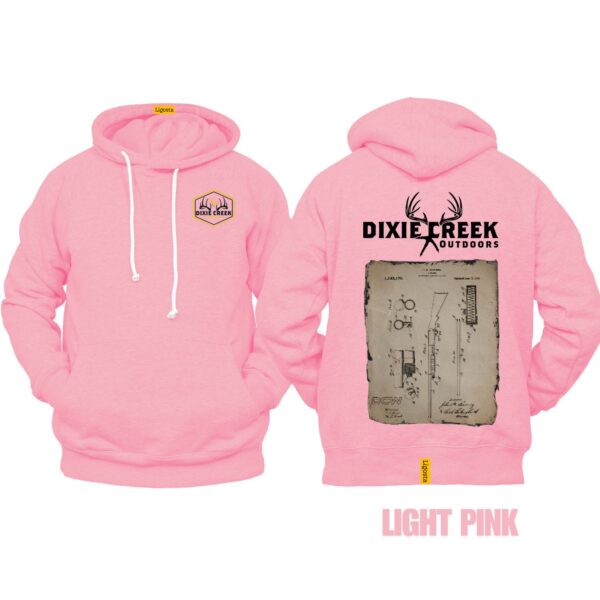 Ligosta Dixie Creek, Wildlife Collection Hoodie, Unisex Hoodie Featuring Vintage Rifle Patent, Perfect For Gun Enthusiasts 020 - Image 4