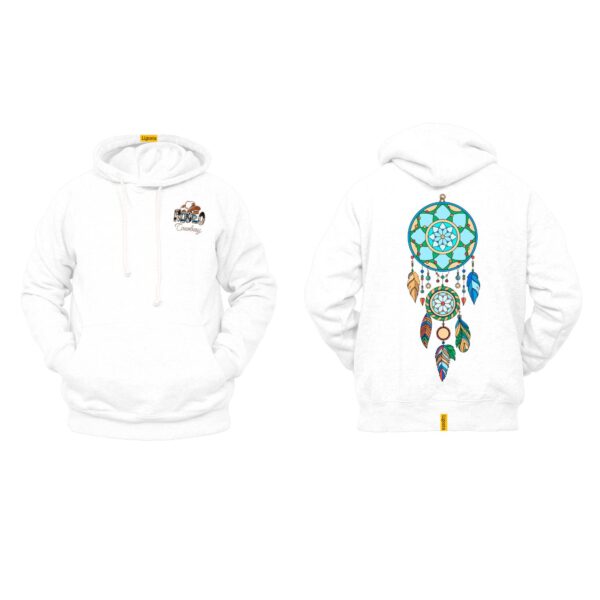 Ligosta Cowboy, Dreamcatcher Spirit Collection Hoodie, Unisex Hoodie With Vibrant Dreamcatcher Design, Perfect For Boho Lovers 010 - Image 3