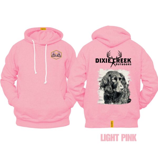 Ligosta Dixie Creek, Wildlife Collection Hoodie, Unisex Hoodie Featuring Spaniel Design, Perfect For Dog Lovers 018 - Image 4