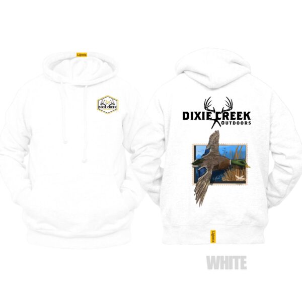 Ligosta Dixie Creek, Outdoor Wildlife Collection Hoodie, Unisex Hoodie Featuring Mallard Duck Design, Perfect For Nature Enthusiasts 001 - Image 3
