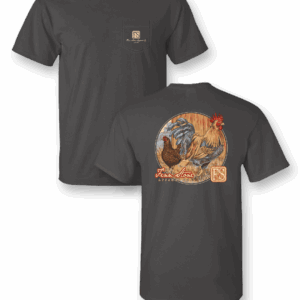 Farm Rooster & Hen Tshirt, Rustic Barnyard Animal Graphic, Finn Stone Fashion, Country Living Style, Perfect For Farm Life Lovers, Menswear