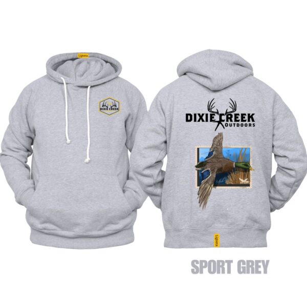 Ligosta Dixie Creek, Outdoor Wildlife Collection Hoodie, Unisex Hoodie Featuring Mallard Duck Design, Perfect For Nature Enthusiasts 001 - Image 5