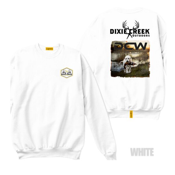 Ligosta Dixie Creek, Wildlife Collection Sweatshirt, Unisex Sweatshirt Featuring Retriever With Duck Design, Perfect For Waterfowl Fans 022 - Image 3
