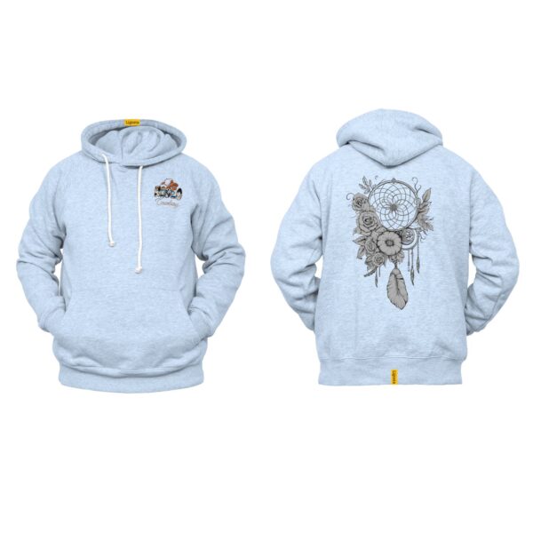 Ligosta Cowboy, Blooming Dream Collection Hoodie, Unisex Hoodie With Floral Dreamcatcher Design, Perfect For Boho Lovers 033 - Image 6