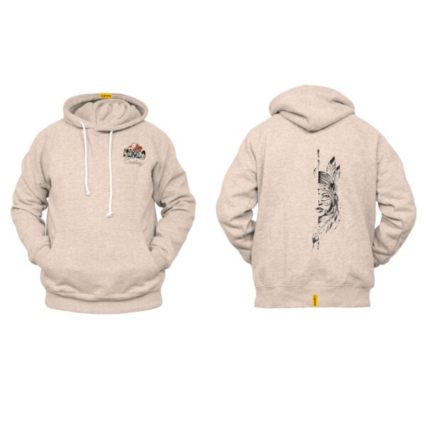 Ligosta Cowboy, Spirit Warrior Collection Hoodie, Unisex Hoodie Featuring Bold Warrior Silhouette, Tribal Art Lovers And Unique Style 083 - Image 5