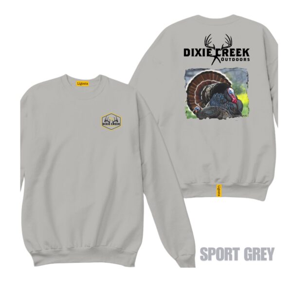 Ligosta Dixie Creek, Wildlife Collection Sweatshirt, Unisex Sweatshirt Featuring Turkey Design, Perfect For Hunters 012 - Image 5